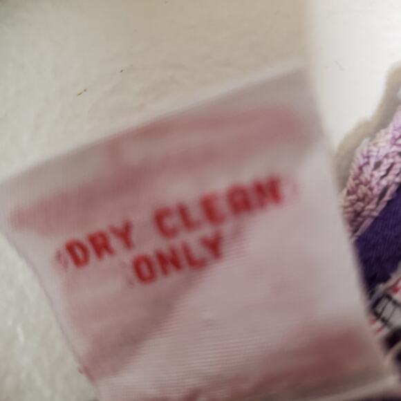 Vintage Purple Rayon Short Sleeve Maxi Dress Flowy Cottage Core Size 8P - Picture 10 of 10